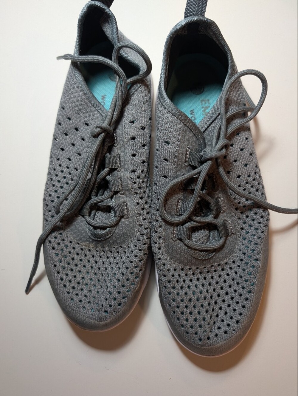 Emu Australia Miki Lightweight Gray Knit Womens Casual Sneakers Size 9